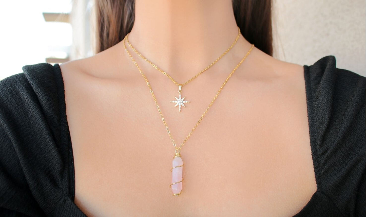 24 Karaat Polaris Ster Ketting
