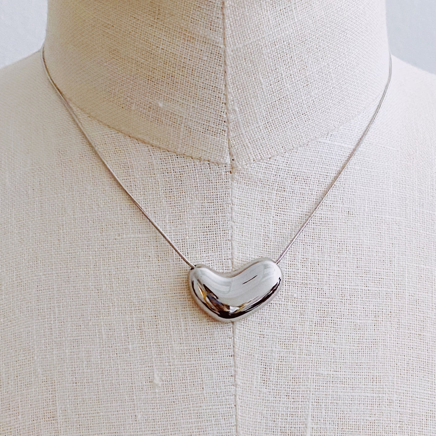 Opvallende Ketting met Gesmolten Hart
