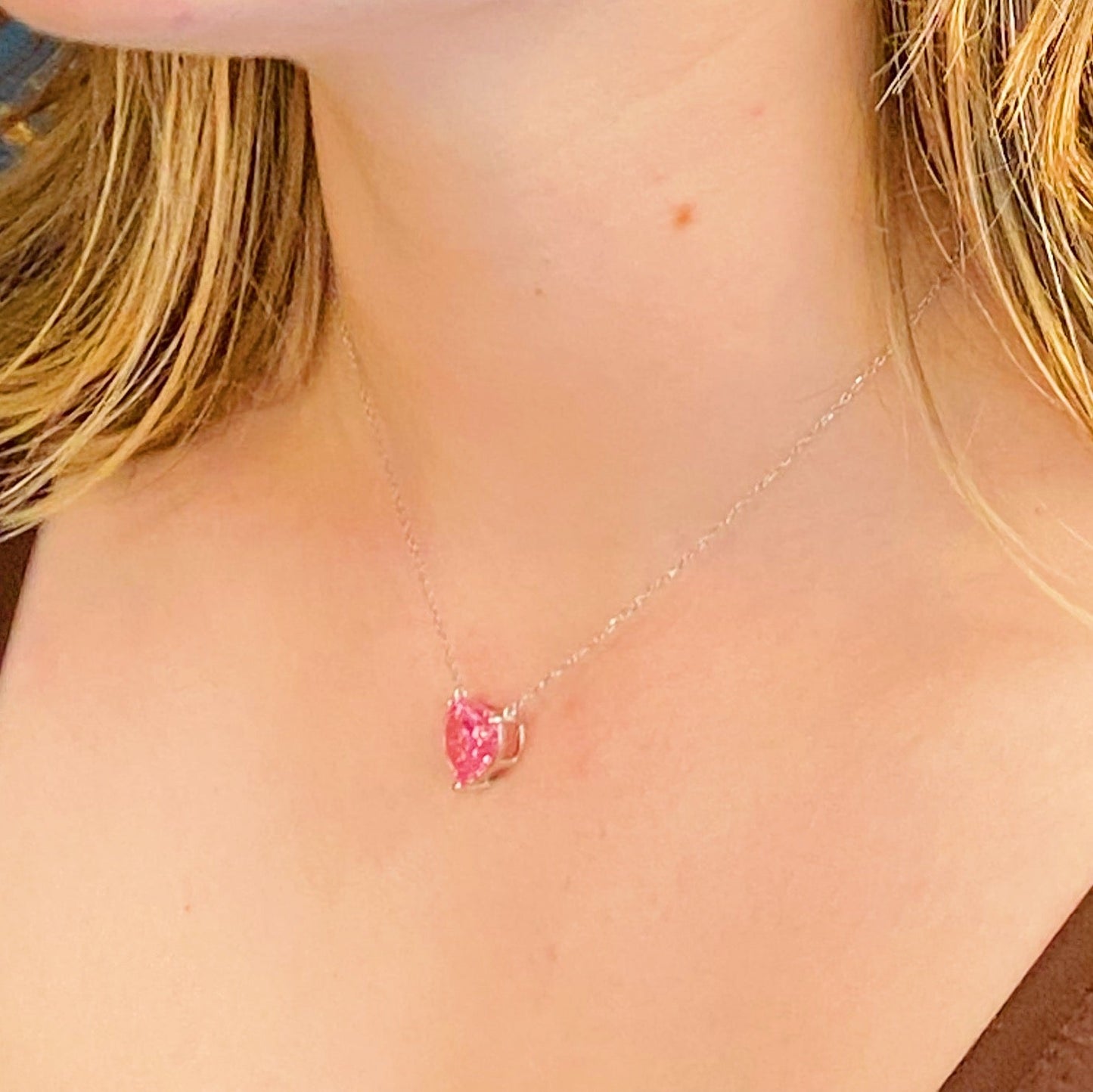 Absolute Beauty Sterling Zilveren Hart Ketting