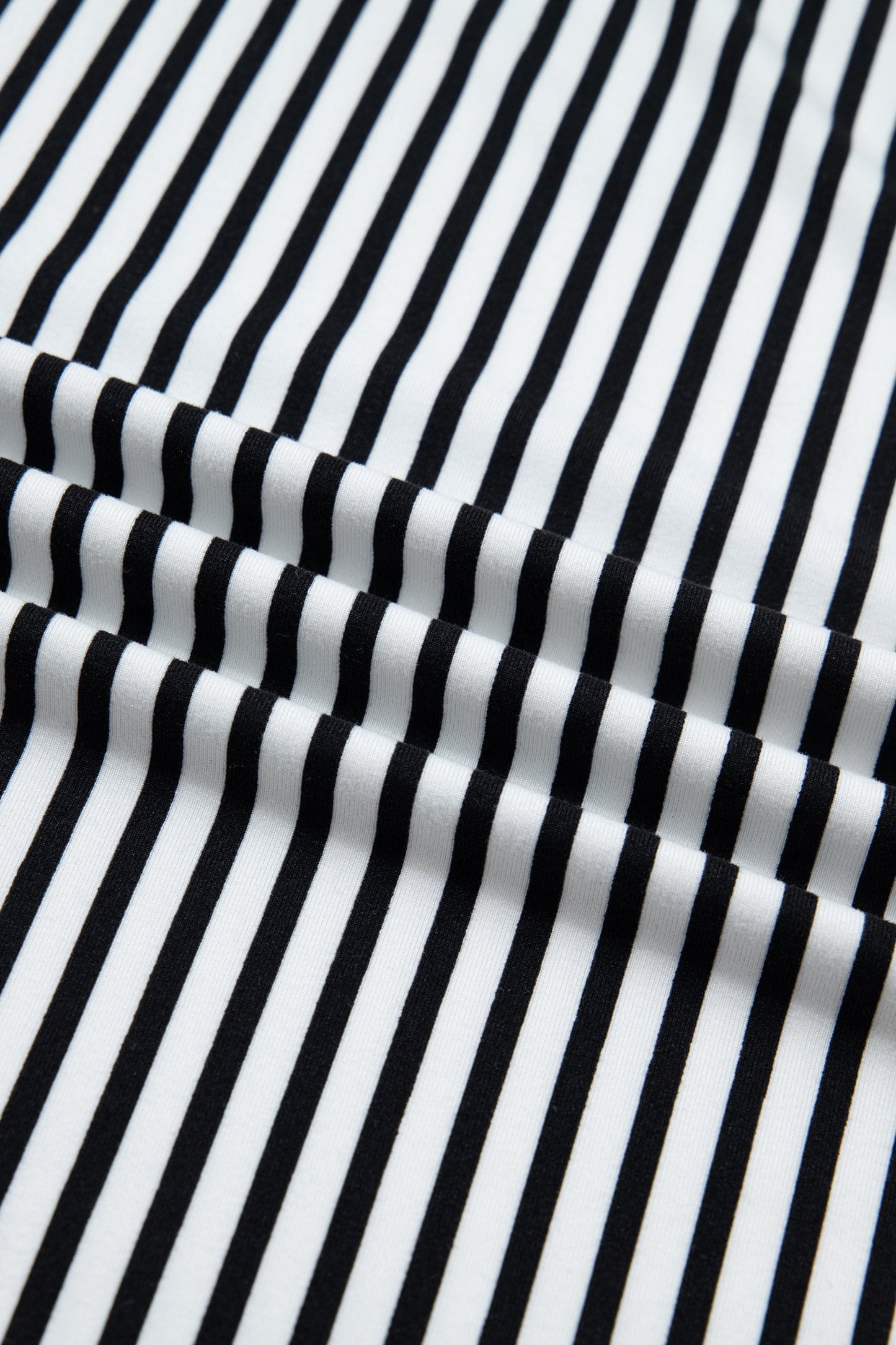 Rechte Gestreepte Broek met Strikceintuur voor Grote Maten