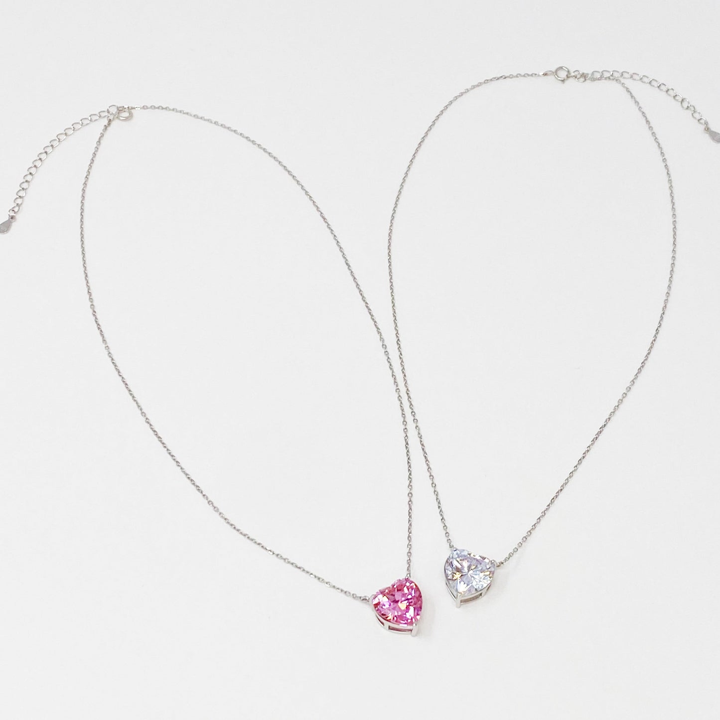 Absolute Beauty Sterling Zilveren Hart Ketting