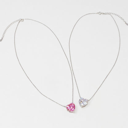 Absolute Beauty Sterling Zilveren Hart Ketting