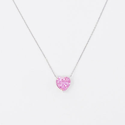 Absolute Beauty Sterling Zilveren Hart Ketting