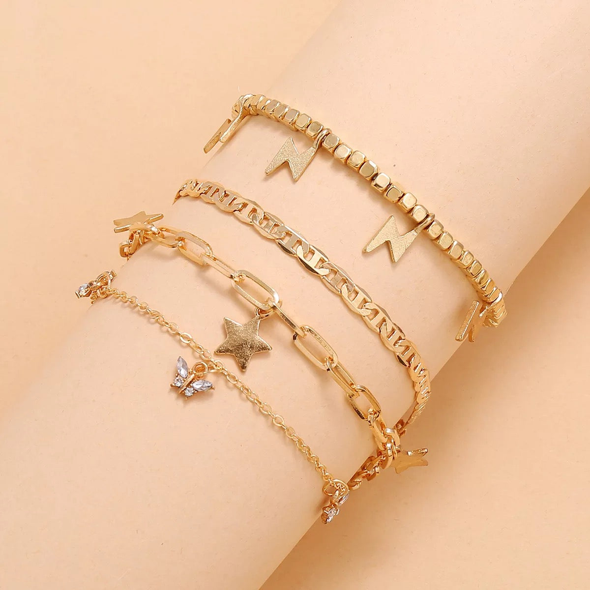 Trendy Enkelbandjesset