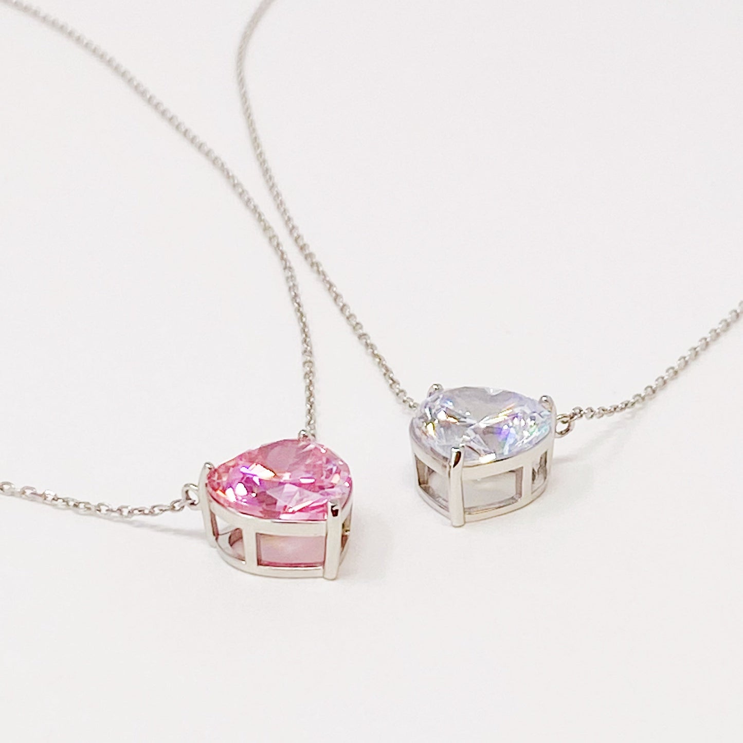 Absolute Beauty Sterling Zilveren Hart Ketting