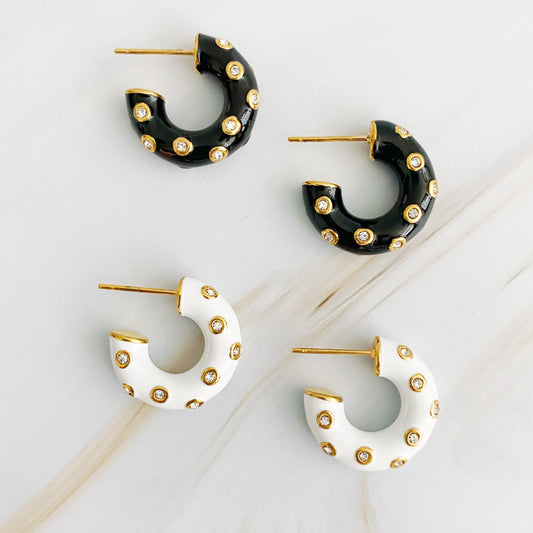 Jeweled Candy Alledaagse Hoepeloorbellen