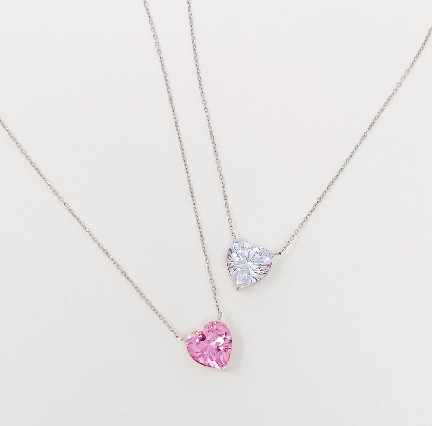 Absolute Beauty Sterling Zilveren Hart Ketting