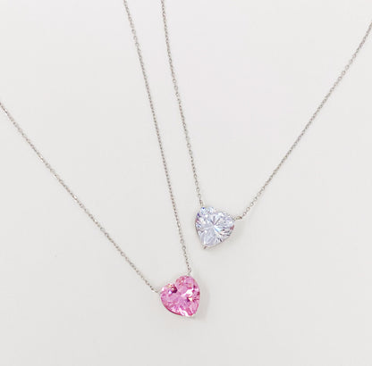Absolute Beauty Sterling Zilveren Hart Ketting