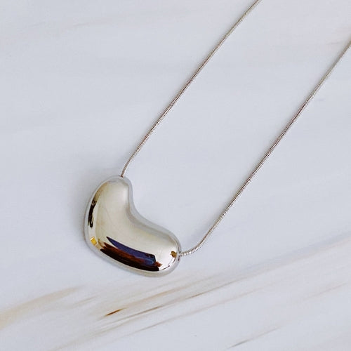 Opvallende Ketting met Gesmolten Hart