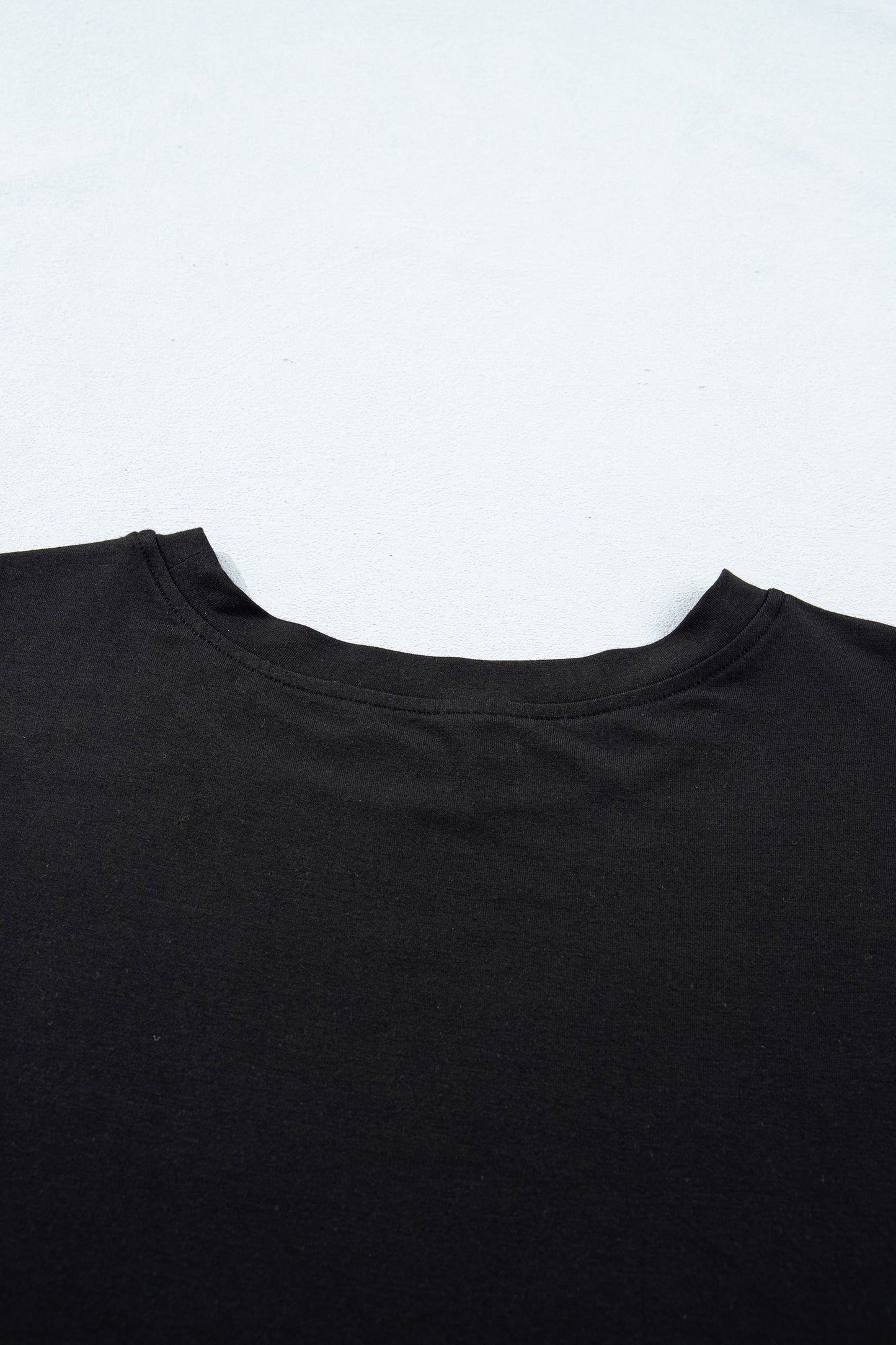 Effen Oversized T-shirt & Wikkelrokje Set