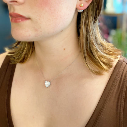 Absolute Beauty Sterling Zilveren Hart Ketting