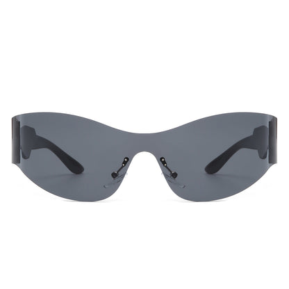 Galadriel - Futuristic Mirrored Cyberpunk Sport Sunglasses