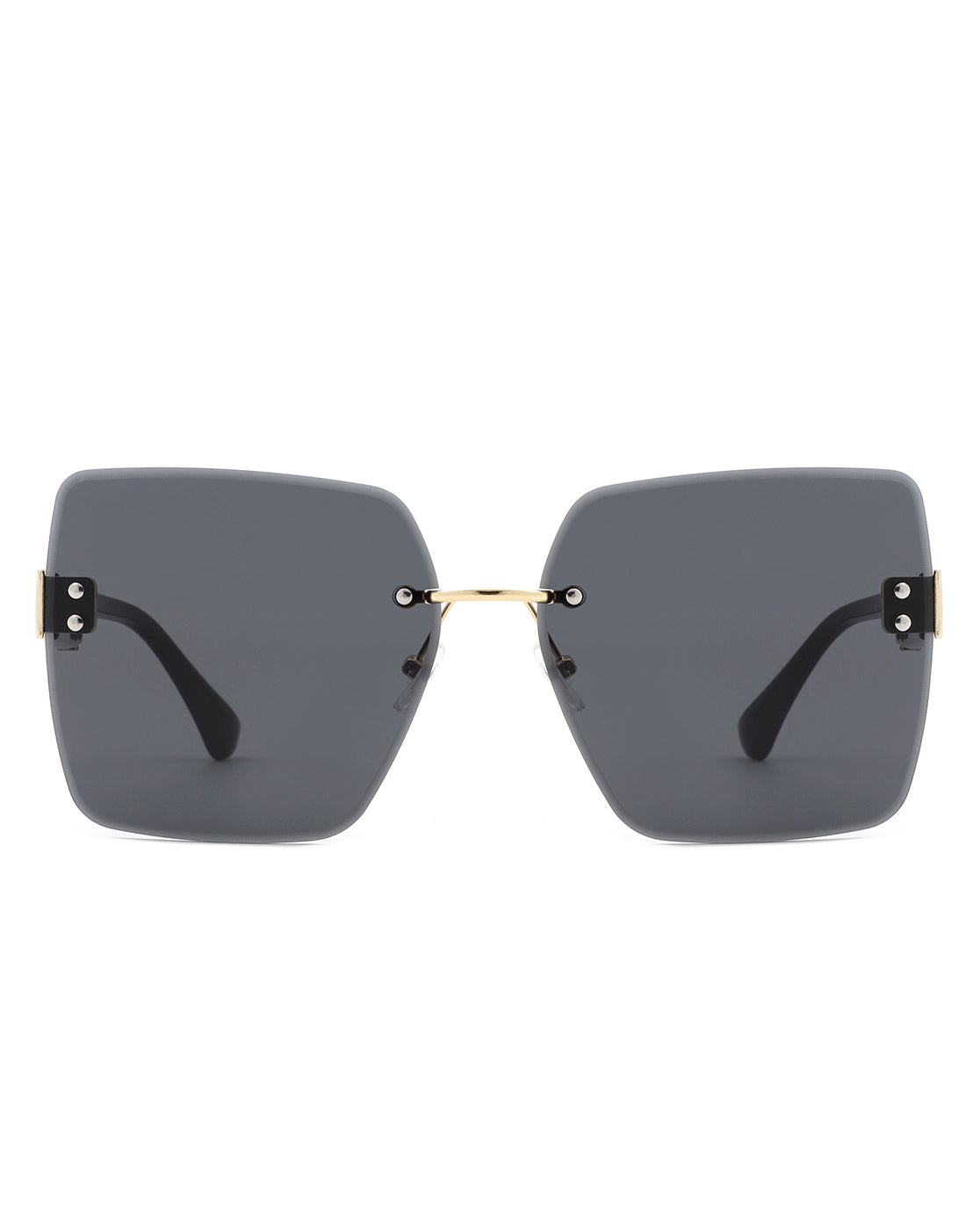 Kaelys - Oversized Randloze Zonnebril voor Dames