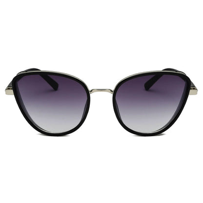 NARVA | Dames Elegante Glitter Glamour Cateye Feline Fashion Zonnebril