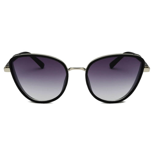 NARVA | Dames Elegante Glitter Glamour Cateye Feline Fashion Zonnebril
