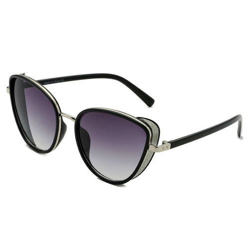 NARVA | Dames Elegante Glitter Glamour Cateye Feline Fashion Zonnebril