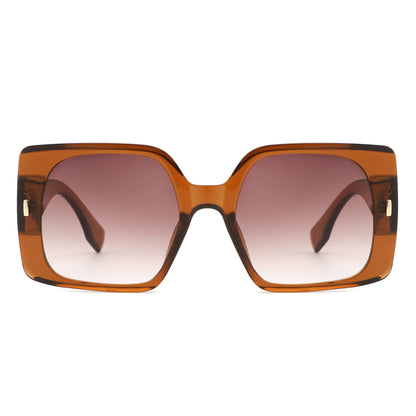 Snap - Chic Square Flat Top Fashion Sunglasses for Women