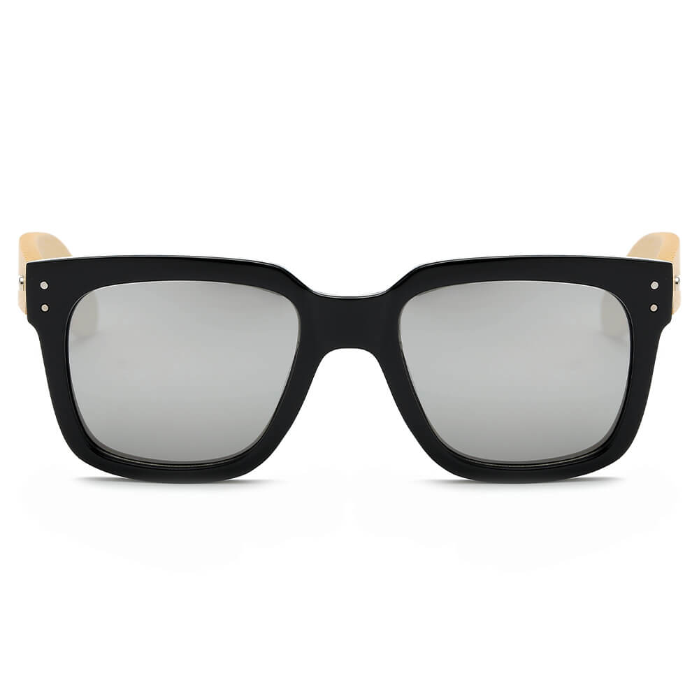 MEDFORD | Retro Unisex Heren Dames Vierkante Trendy Zonnebril