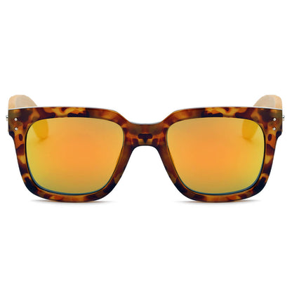 MEDFORD | Retro Unisex Heren Dames Vierkante Trendy Zonnebril