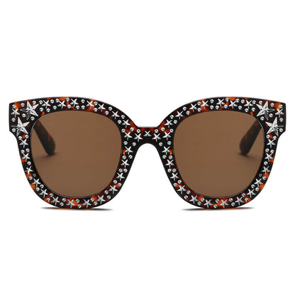 DOSWELL | Women Fashion Oversize Round Sunglasses