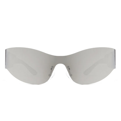 Galadriel - Futuristic Mirrored Cyberpunk Sport Sunglasses