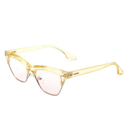 Mistique - Retro Half Montuur Vierkante Mode Cateye Zonnebril voor Dames