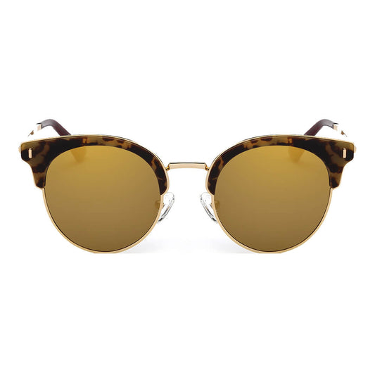 Biloxi - Dames Half Frame Ronde Cat Eye Gepolariseerde Zonnebril