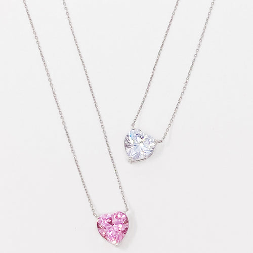 Absolute Beauty Sterling Zilveren Hart Ketting