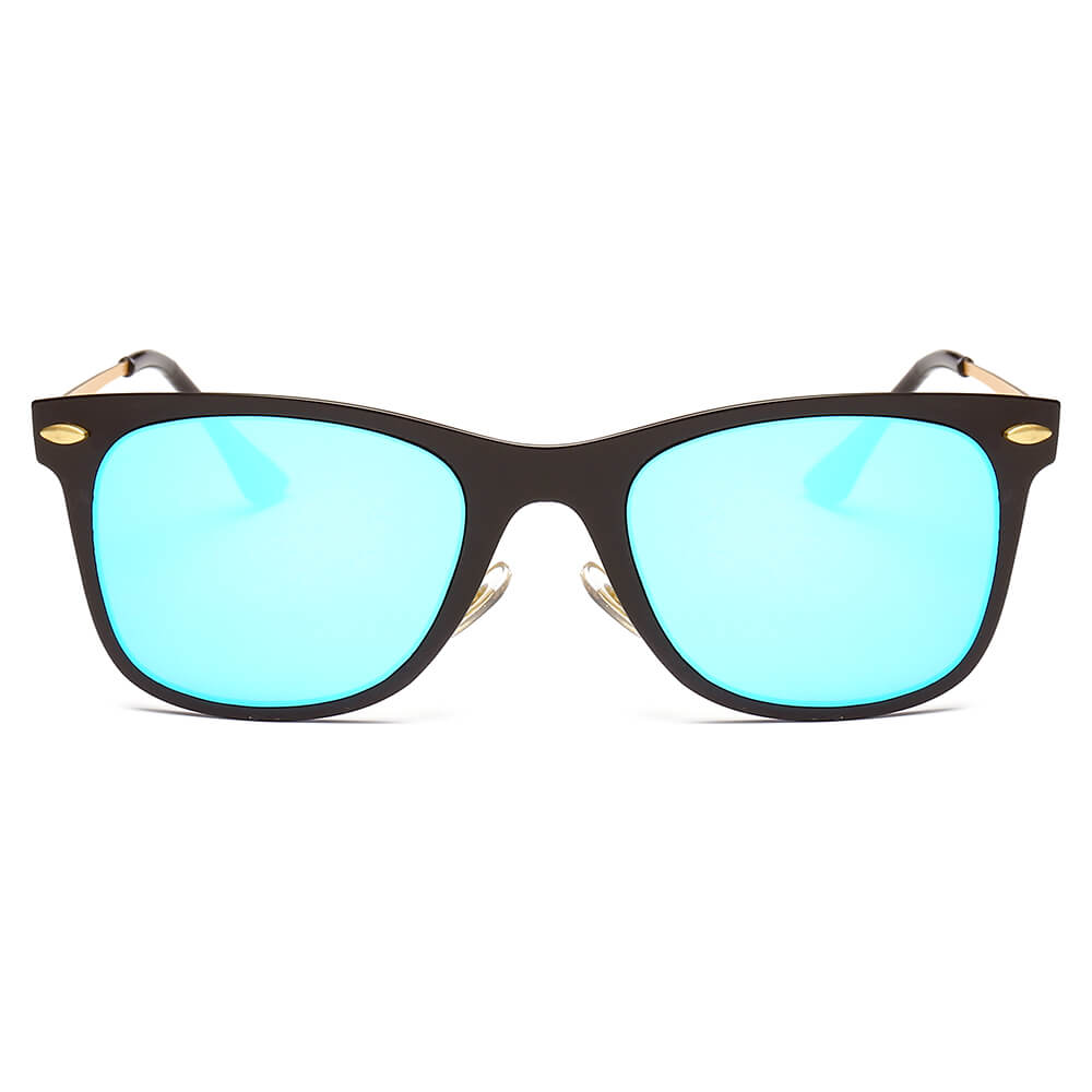 DUGALD | Classic Horn Rimmed Rectangle Fashion Sunglasses
