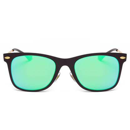 DUGALD | Classic Horn Rimmed Rectangle Fashion Sunglasses