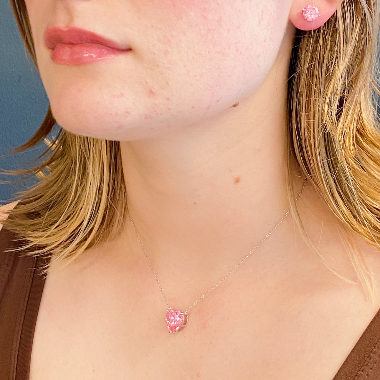 Absolute Beauty Sterling Zilveren Hart Ketting