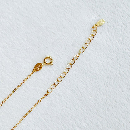 Shine Classy Strik Sterling Zilveren Ketting