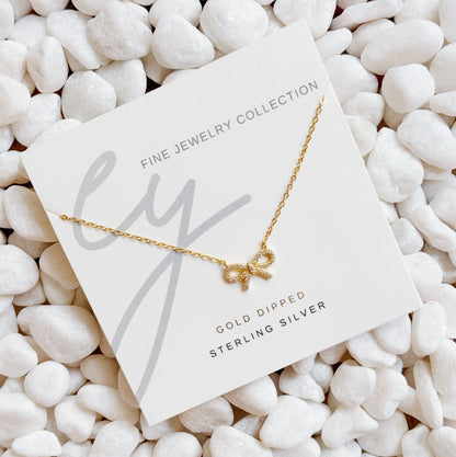 Shine Classy Strik Sterling Zilveren Ketting