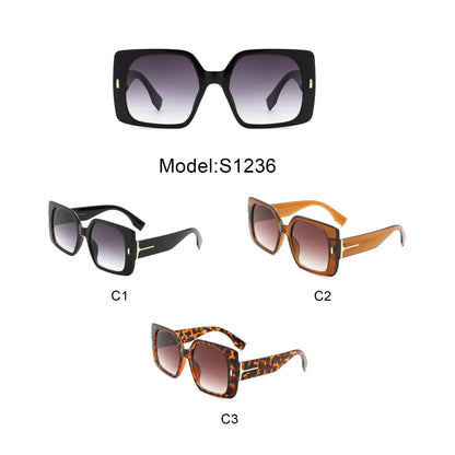 Snap - Chic Square Flat Top Fashion Sunglasses for Women