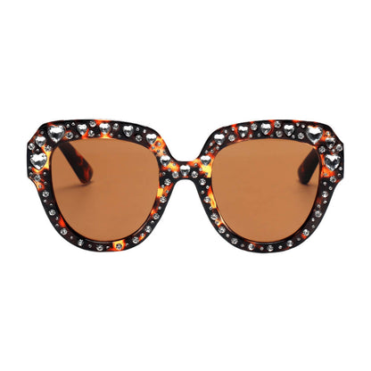 Ocala - Dames ronde cat eye fashion zonnebril