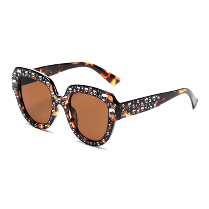 Ocala - Dames ronde cat eye fashion zonnebril