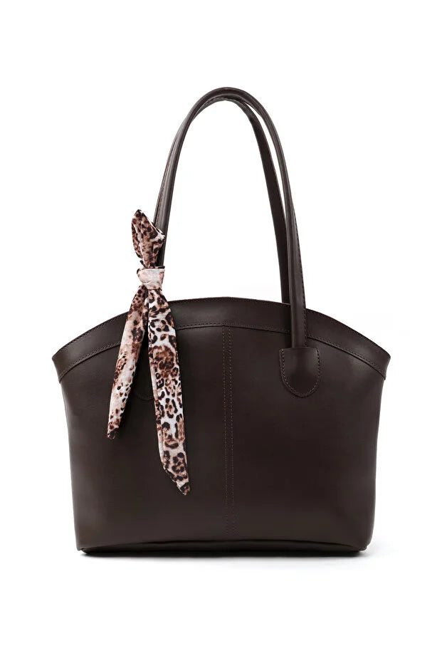 Kunstleren Tas Enkele Dames Hand Schouder Crossbody Tas Bruin