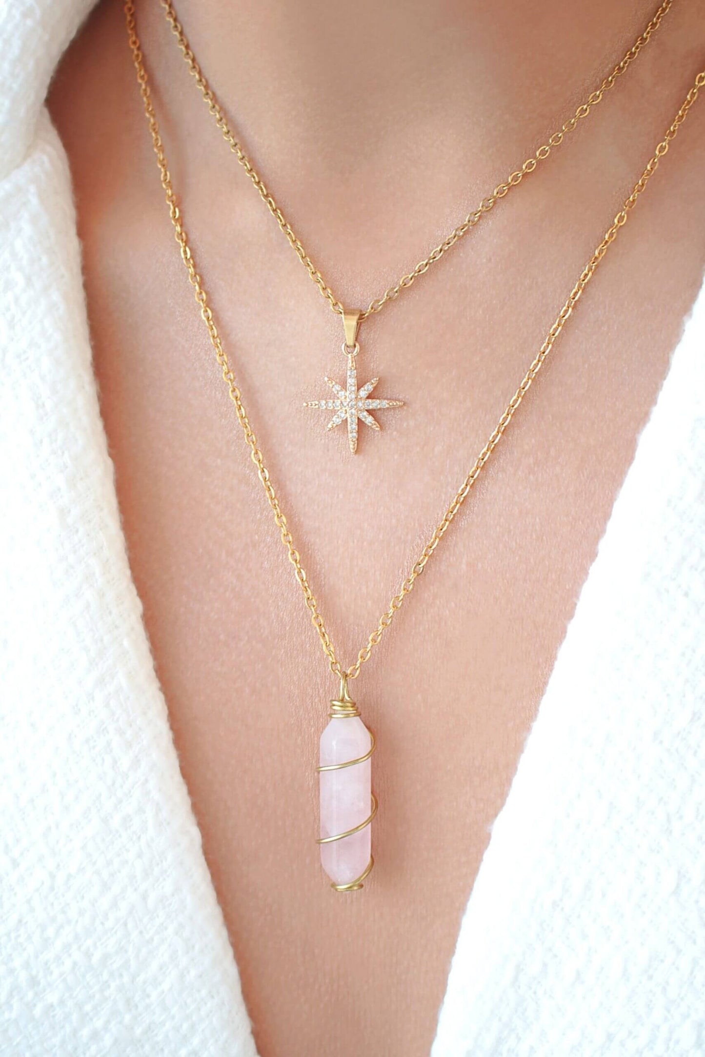 24 Karaat Polaris Ster Ketting