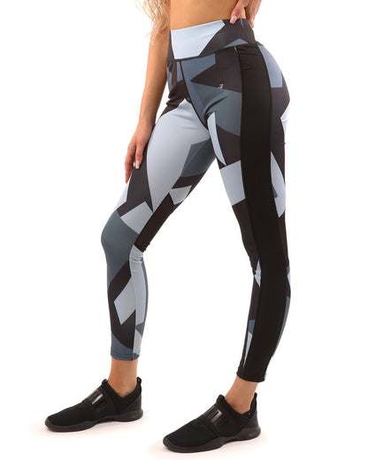 Bondi-set – Leggings & Sport-bh – Svart/Grå