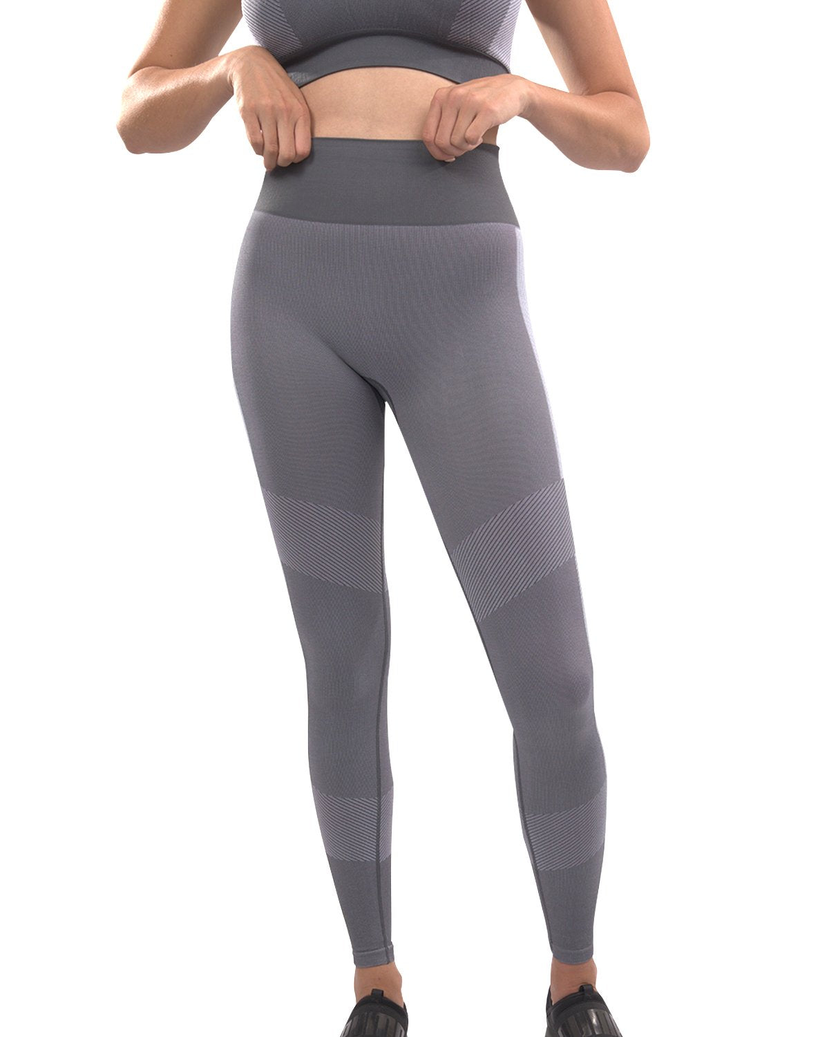 Arleta Naadloze Legging - Grijs