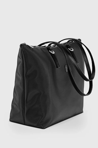 Zwarte shopper tas voor dames