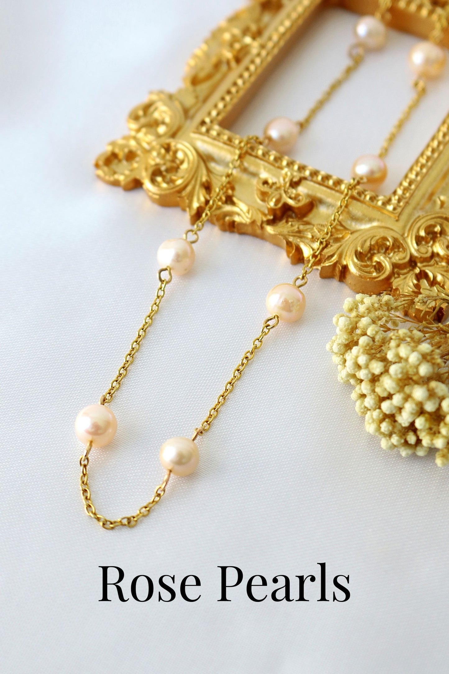 24K Barokke Zoetwaterparels Ketting Choker