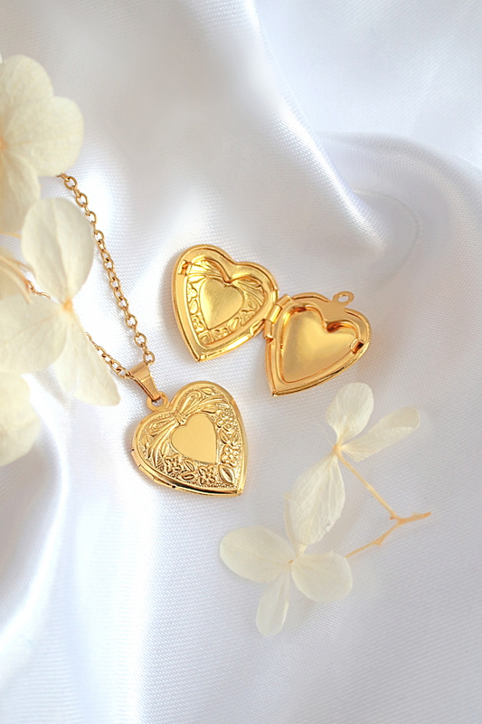 18 Karaat Hart Medaillon Ketting