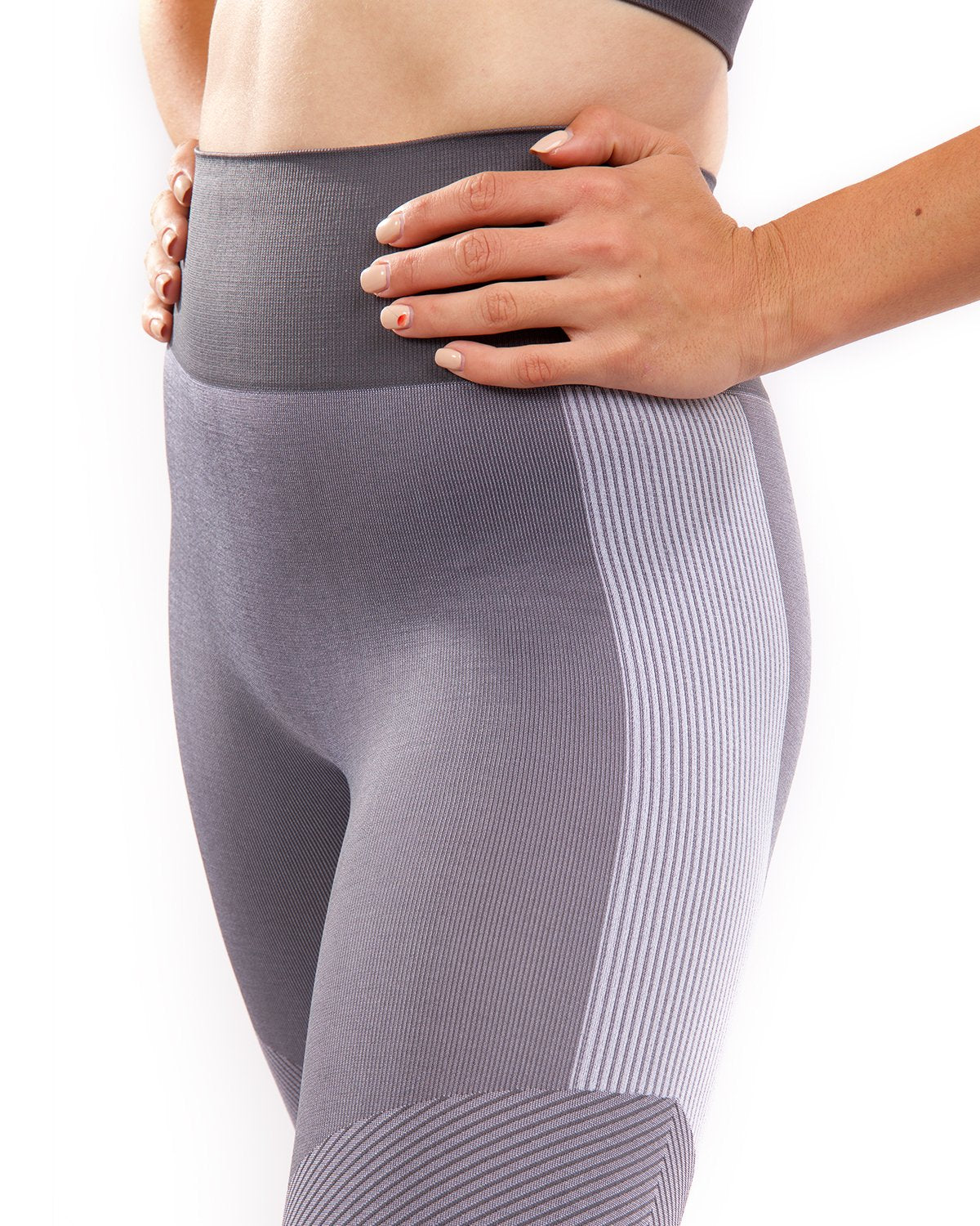 Arleta Naadloze Legging - Grijs