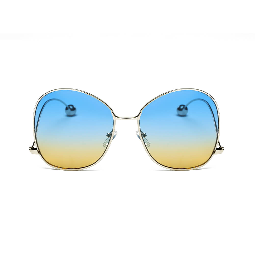 Eugene - Trendy oversized Pantone-lenzen zonnebril voor dames