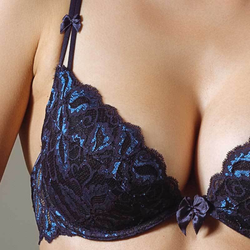 Kanten Plunge Push-up BH Lavinia Dare Me Poederroze