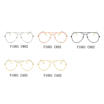ENID - Trendy Aviator Zonnebril met doorzichtige glazen